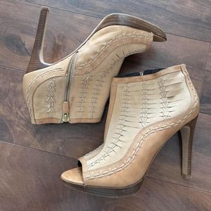 Vince Camuto Tan Ankle Booties